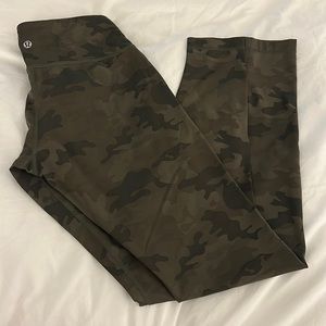 LULULEMON lulu camo leggings